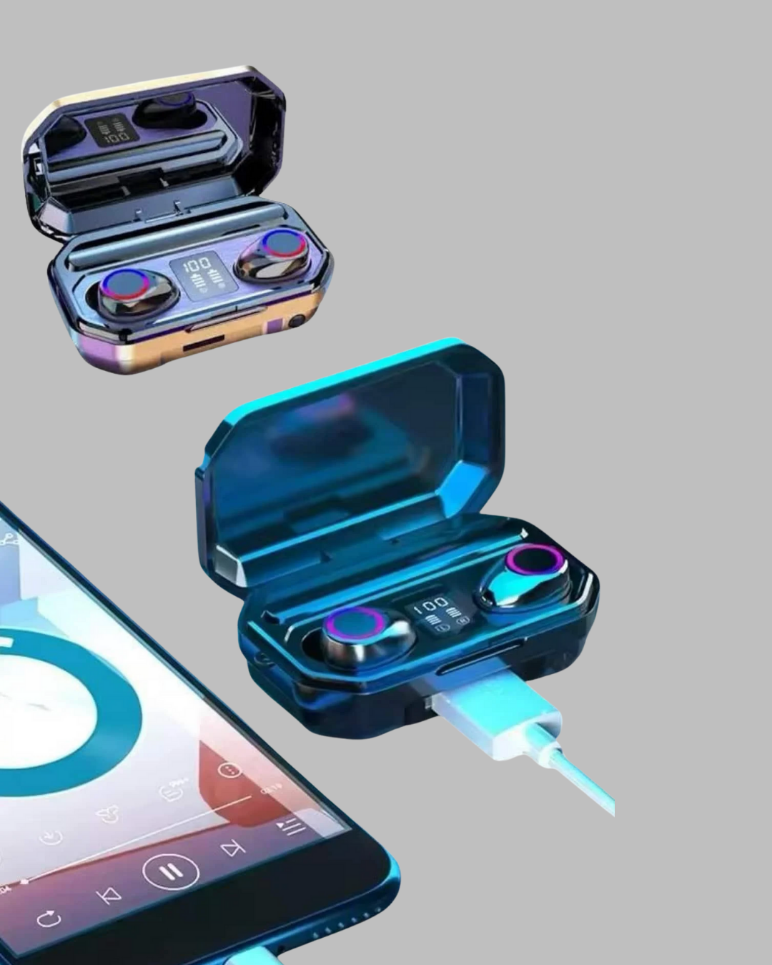 Şarj Kutulu TWS Kulaklık – Otomatik Eşleşme ve Hızlı Şarj - Lisinya