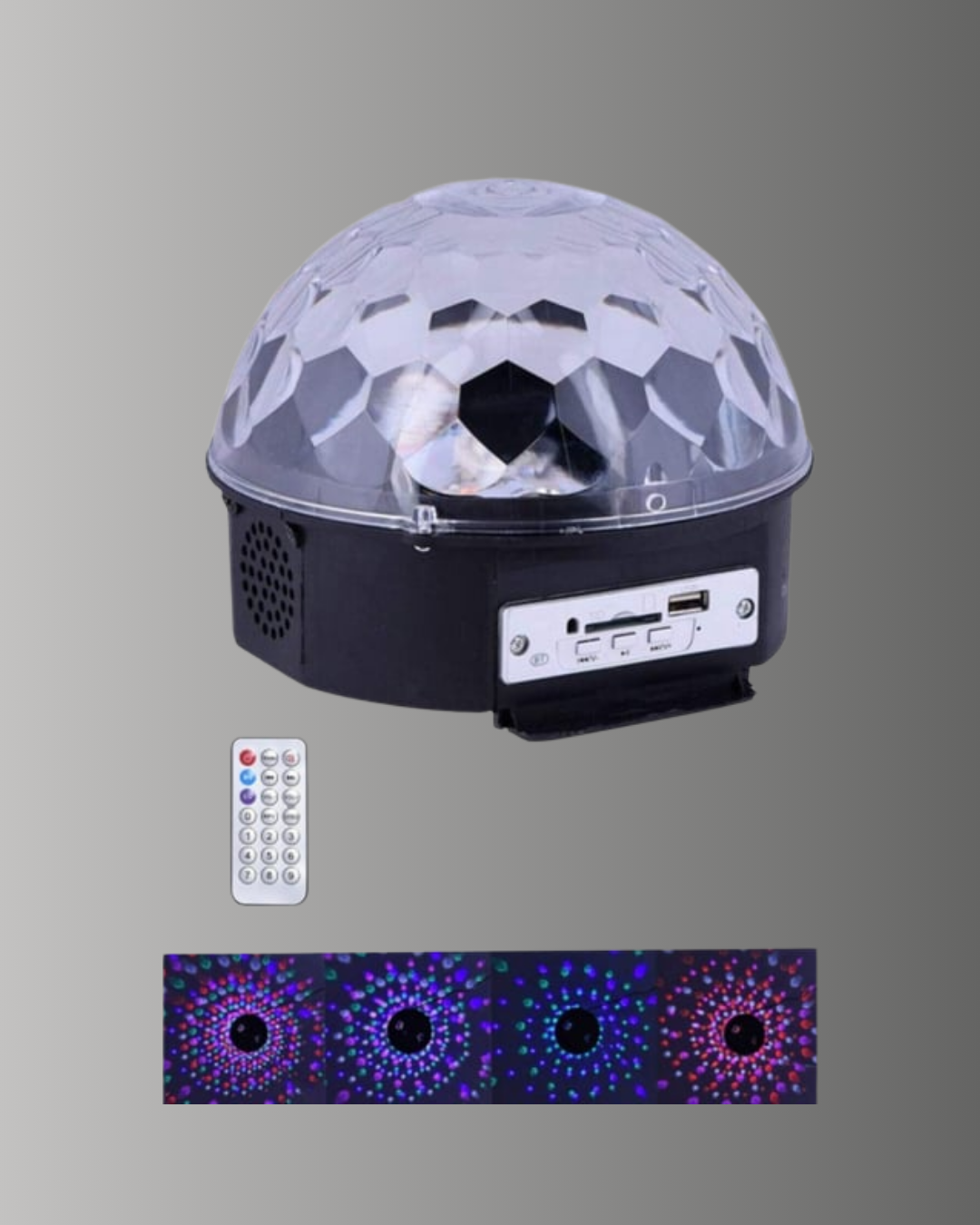 Taşınabilir RGB Disko Topu Bluetooth ve Uzaktan Kumanda Özellikli - Lisinya Taşınabilir RGB Disko Topu Bluetooth ve Uzaktan Kumanda Özellikli - Lisinya