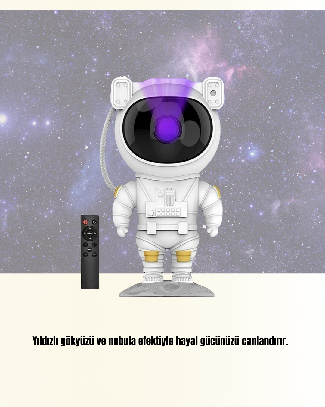 USB Güç Bağlantılı Çok Fonksiyonlu Astronot Gece Lambası - Lisinya USB Güç Bağlantılı Çok Fonksiyonlu Astronot Gece Lambası - Lisinya