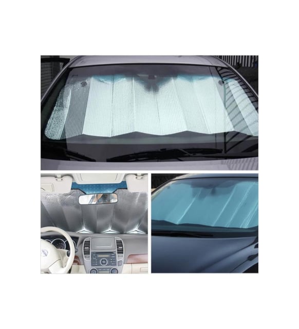 Araç Ön Cam Güneşlik Katlanabilir UV Koruma Ford Focus Renault Megane Skoda Superb Honda Civic - Lisinya