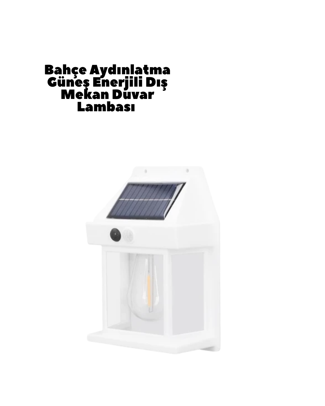 Güneş Enerjili Duvar Lambası BK888 - Lisinya Güneş Enerjili Duvar Lambası BK888 - Lisinya