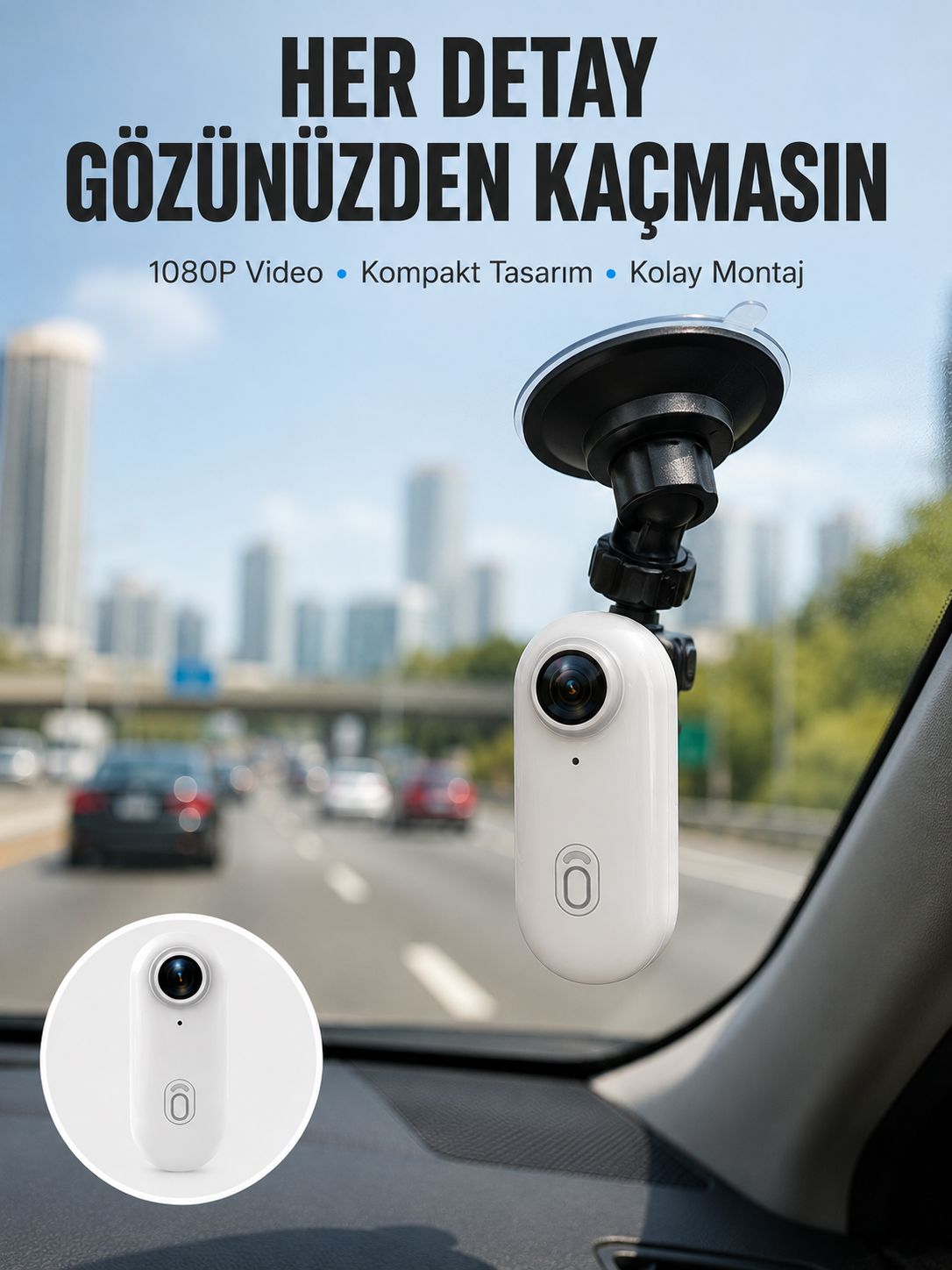 Şarj Edilebilir Uzun Ömürlü Mini Spor Kamera Full HD - Lisinya Şarj Edilebilir Uzun Ömürlü Mini Spor Kamera Full HD - Lisinya