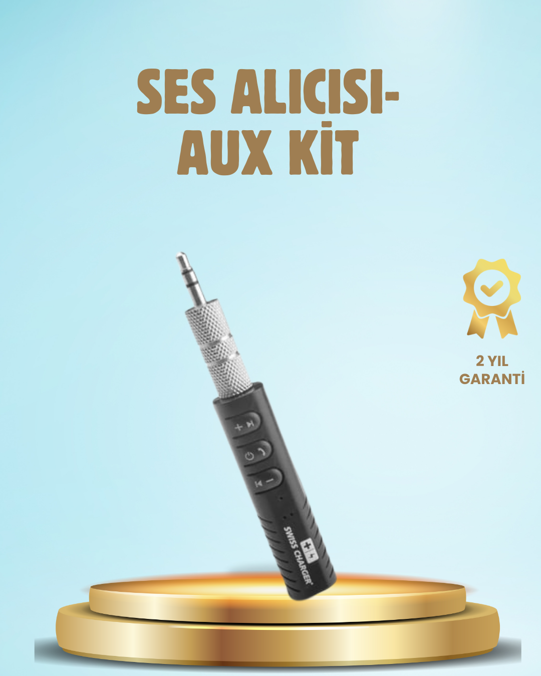 Bluetooth 4.1 Ses Alıcısı – Kablolu Cihazları Kablosuz Hale Getirin - Lisinya