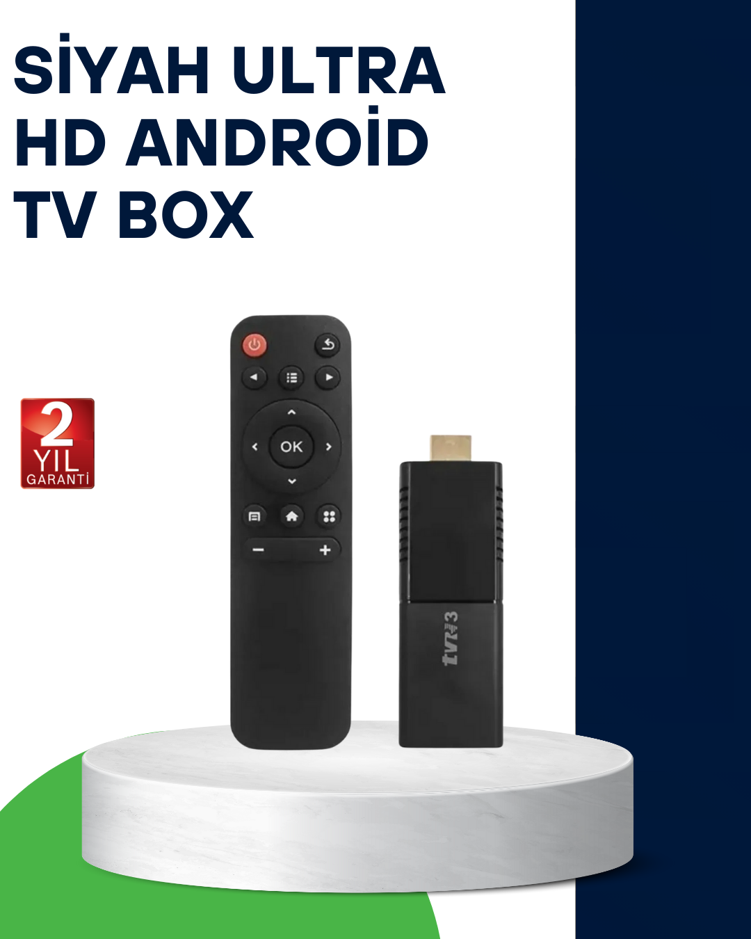 4K Ultra HD Android TV Stick – Tak Çalıştır Akıllı TV Cihazı - Lisinya 4K Ultra HD Android TV Stick – Tak Çalıştır Akıllı TV Cihazı - Lisinya