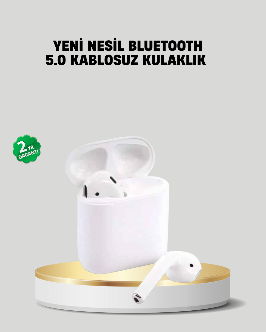 2. Nesil Bluetooth 5.0 Kablosuz Kulaklık Su Geçirmez HD Ses - Lisinya