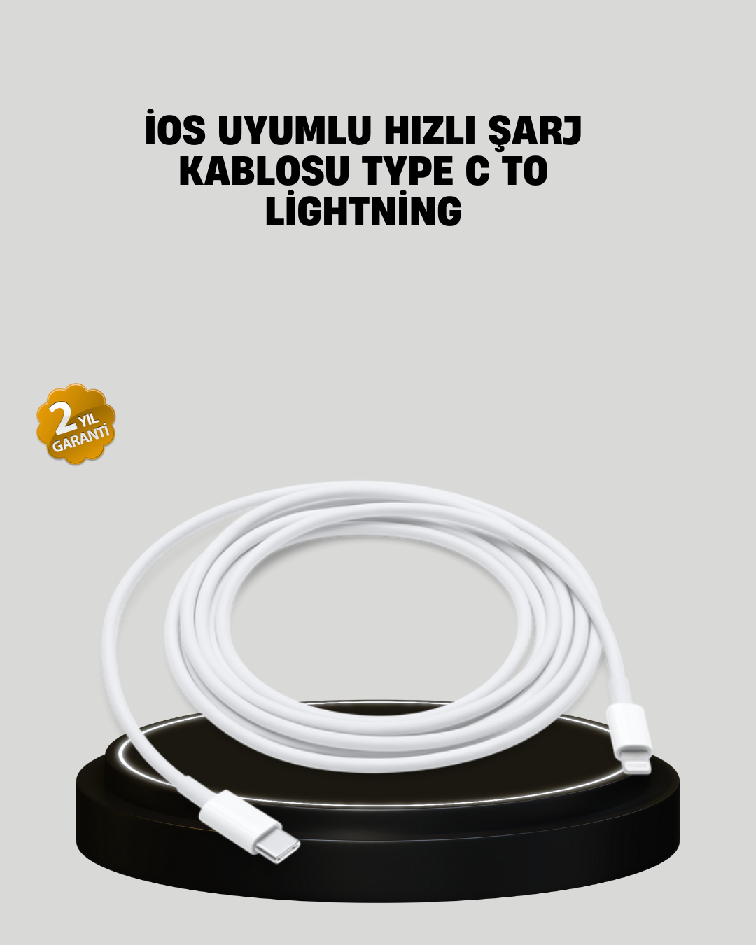 30W Hızlı Şarj Destekli 5.0A Type-C Kablo Veri Aktarım Özellikli - Lisinya