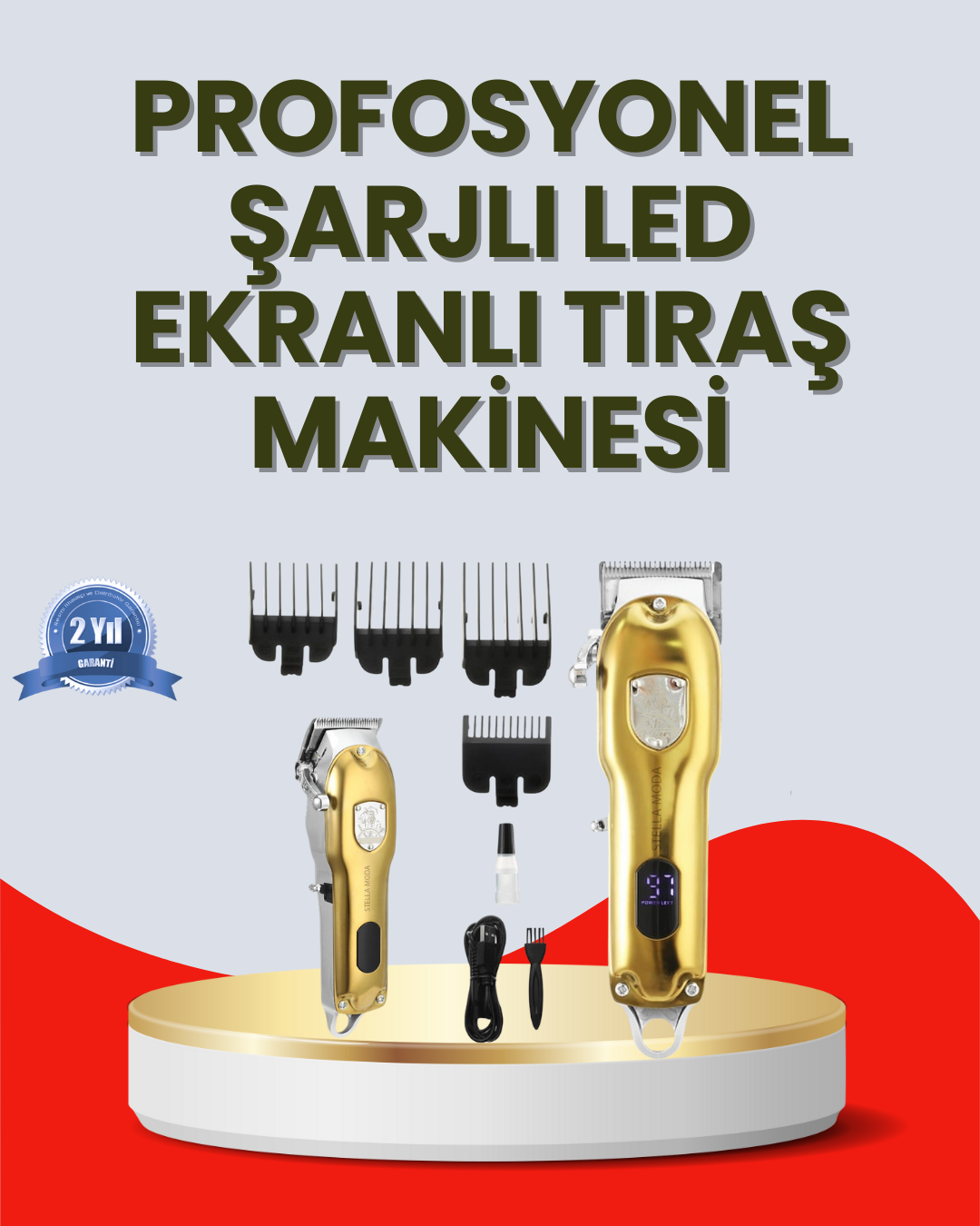 Çok Fonksiyonlu Saç, Sakal ve Vücut İçin Tıraş Makinesi - Lisinya