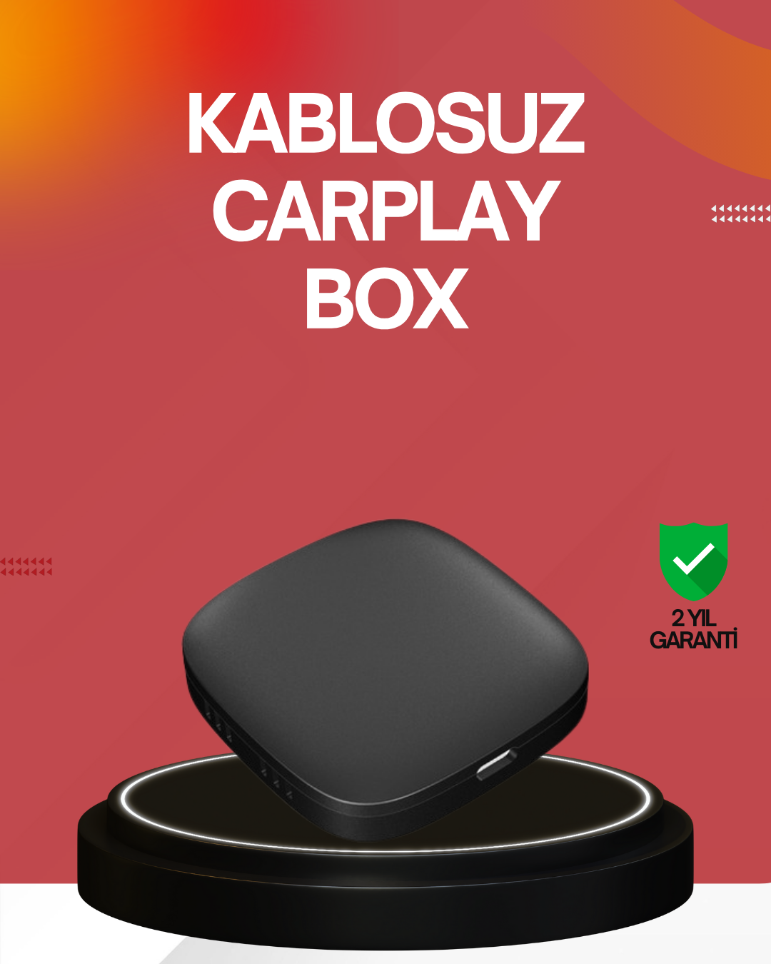 5.8GHz WiFi Destekli Kablosuz Android Auto Dönüştürücü - Lisinya