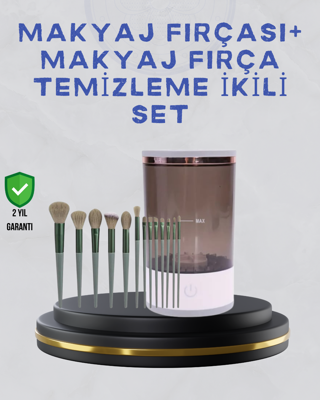 Makyaj Fırçası ve Elektrikli Fırça Temizleyici Kampanya Paketi - Lisinya Makyaj Fırçası ve Elektrikli Fırça Temizleyici Kampanya Paketi - Lisinya