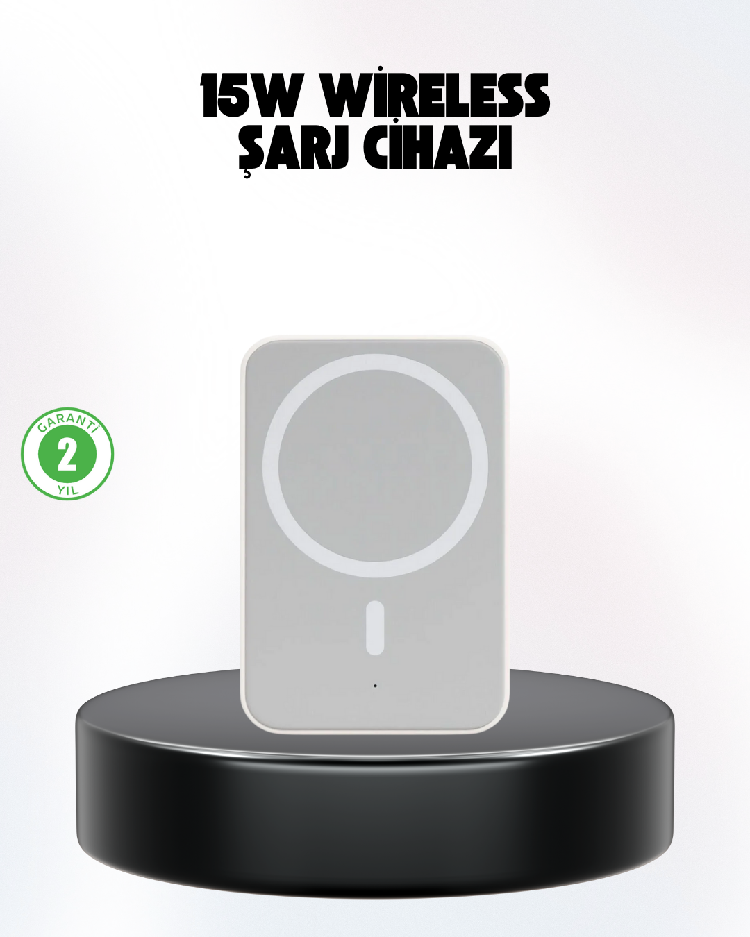 iPhone Serileri ile Uyumlu MagSafe Manyetik Araç Telefon Tutucu ve Şarj Cihazı - Lisinya