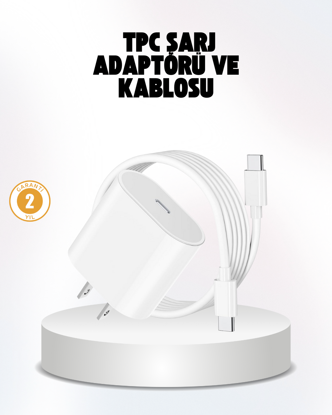 iPhone ve iPad Uyumlu 20W Güvenli USB-C Hızlı Şarj Adaptörü - Lisinya