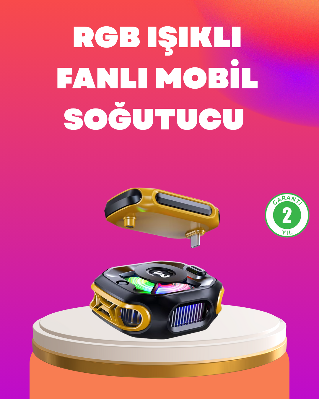 Type-C Girişli AI Modlu Yüksek Performanslı Telefon Soğutucu - Lisinya Type-C Girişli AI Modlu Yüksek Performanslı Telefon Soğutucu - Lisinya