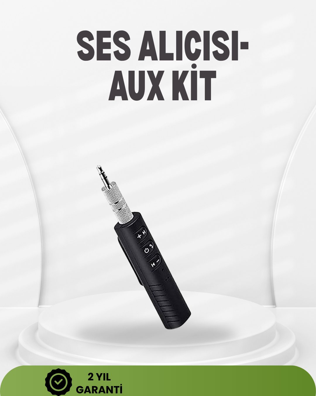 Kablosuz Ses Çözümü – 3.5mm Jaklı Bluetooth Müzik Alıcısı - Lisinya