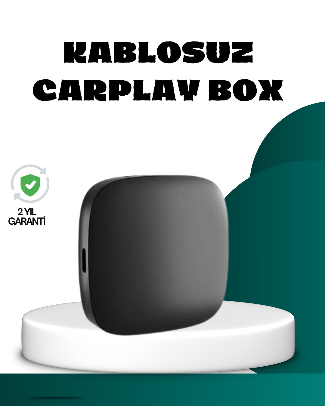 Bluetooth 5.0 Kablosuz Android Auto Araç İçi Adaptör - Lisinya