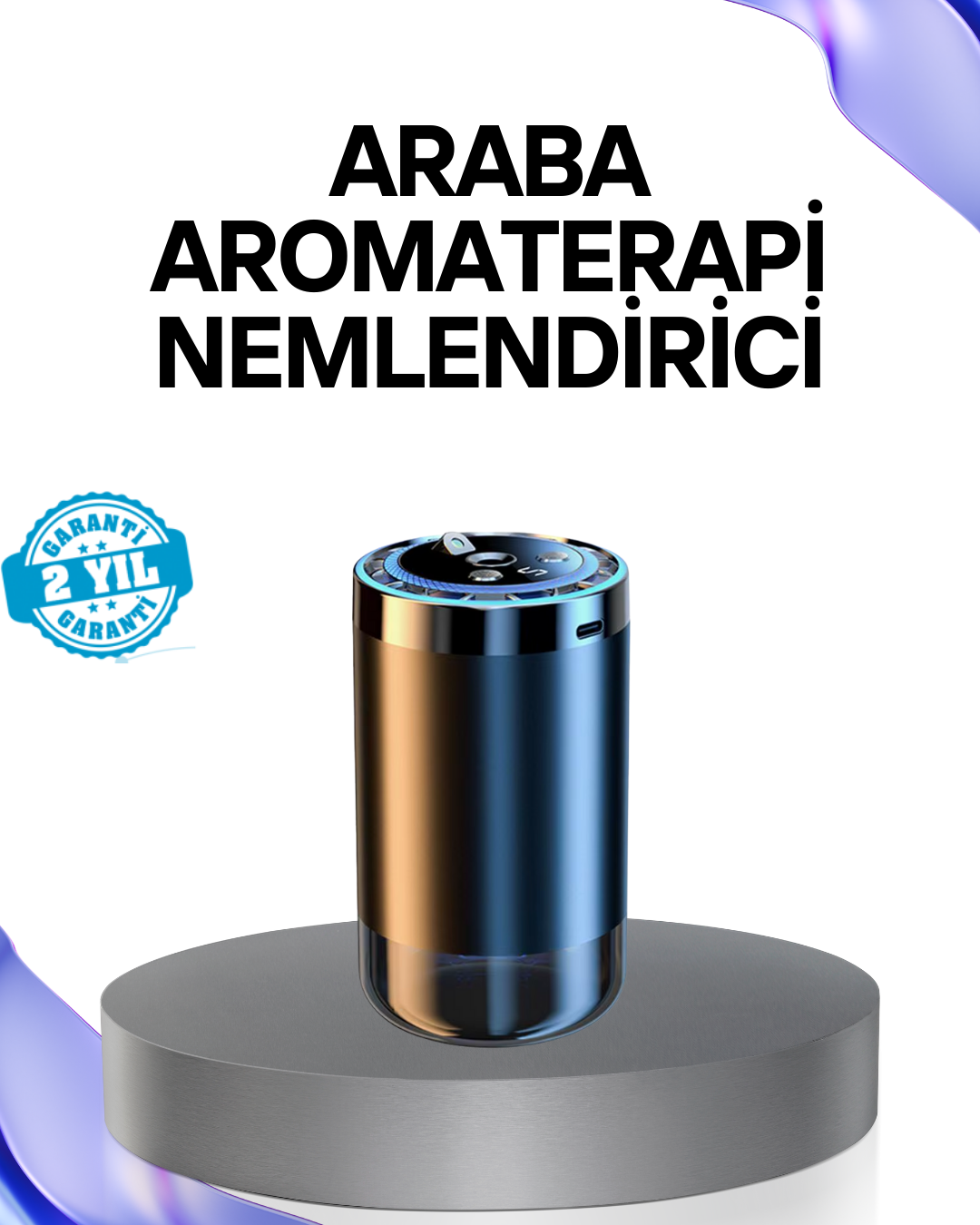 Otomatik Açma Kapama Özellikli Araç Difüzör Nemlendirici - Lisinya