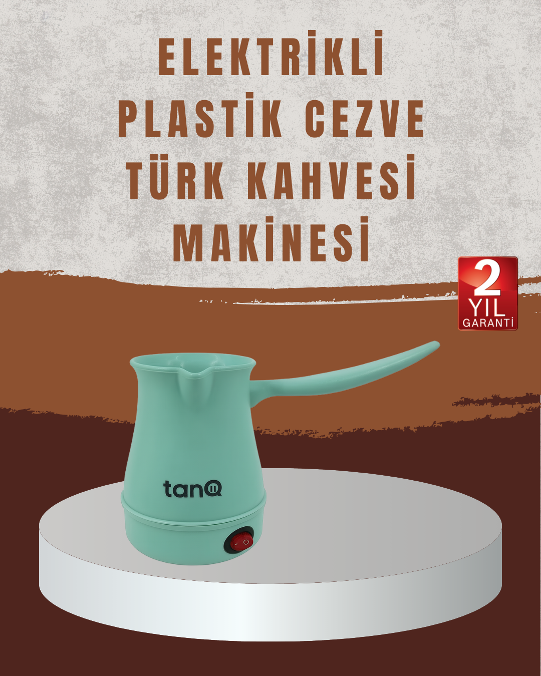 Işıklı Açma Kapama Anahtarlı Elektrikli Kahve Cezvesi - Lisinya Işıklı Açma Kapama Anahtarlı Elektrikli Kahve Cezvesi - Lisinya