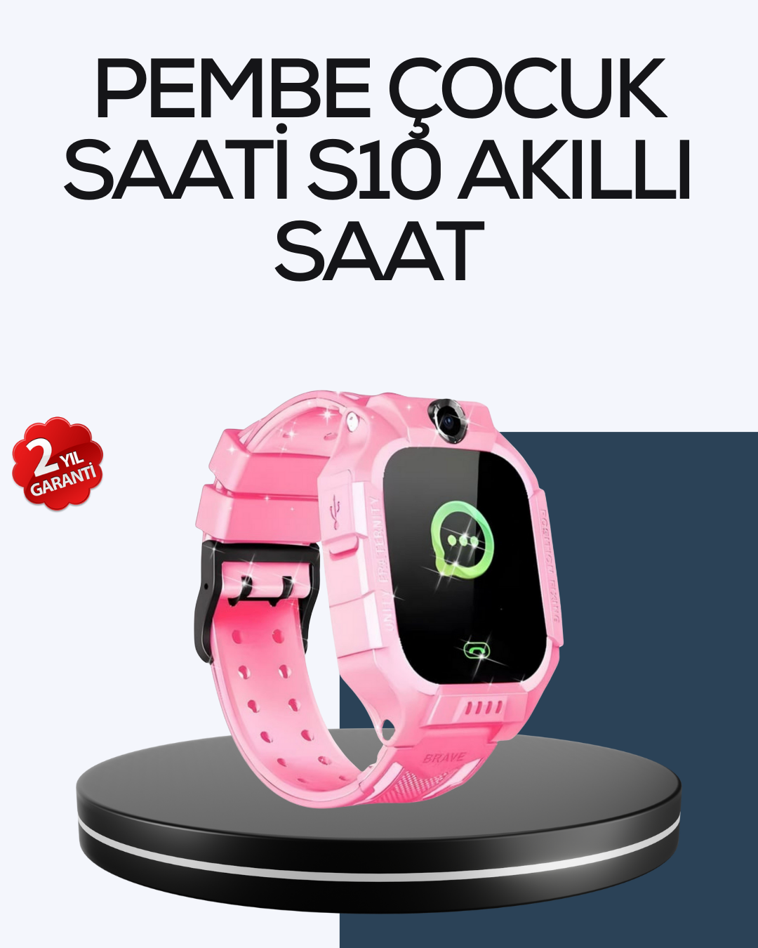 S10 Akıllı Çocuk Saati Çift Yönlü Konuşma ve SOS Fonksiyonu - Lisinya