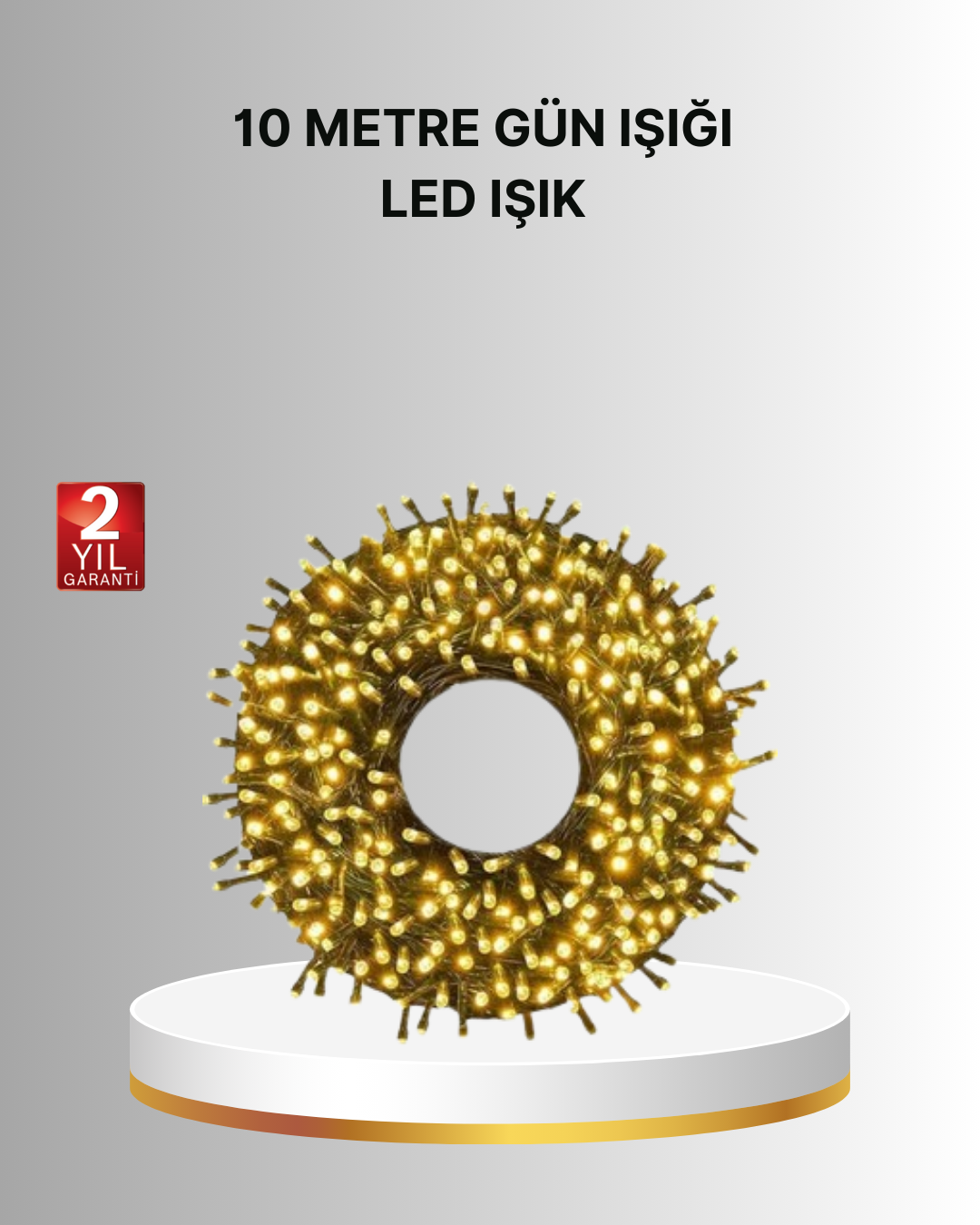 Uzun Ömürlü LED Teknolojili 10 Metre Şık Işıklı Süsleme Seti - Lisinya Uzun Ömürlü LED Teknolojili 10 Metre Şık Işıklı Süsleme Seti - Lisinya