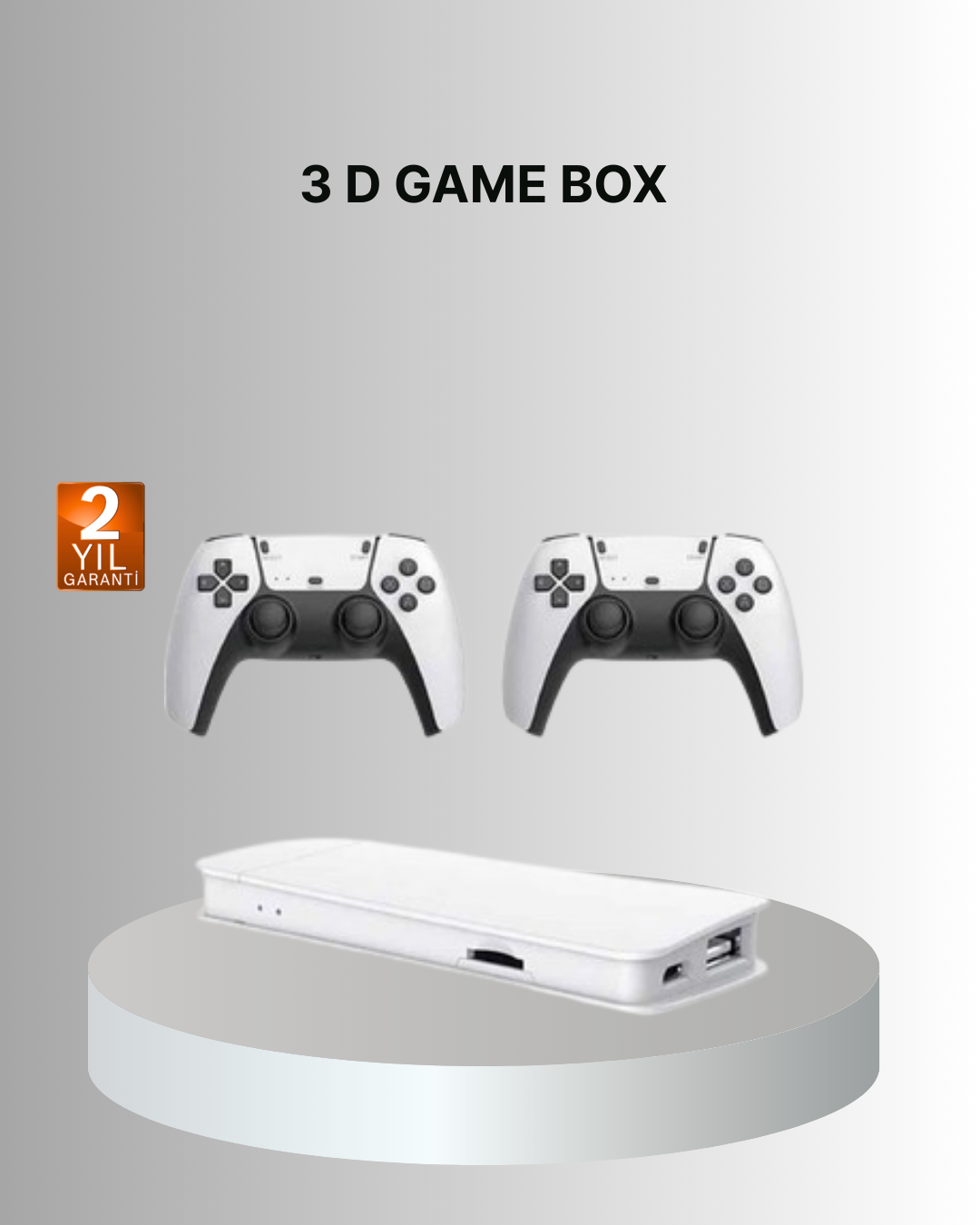 3D ve 4K Görüntü Kaliteli Çok Oyunculu Retro Oyun Konsolu - Lisinya