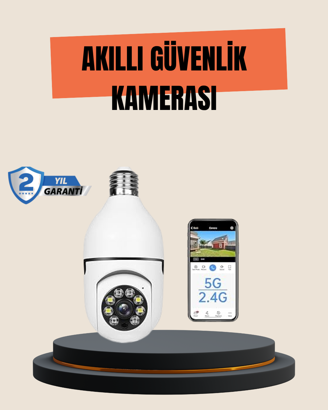 Mobil Uygulama Kontrollü Akıllı Güvenlik Kamerası - Lisinya
