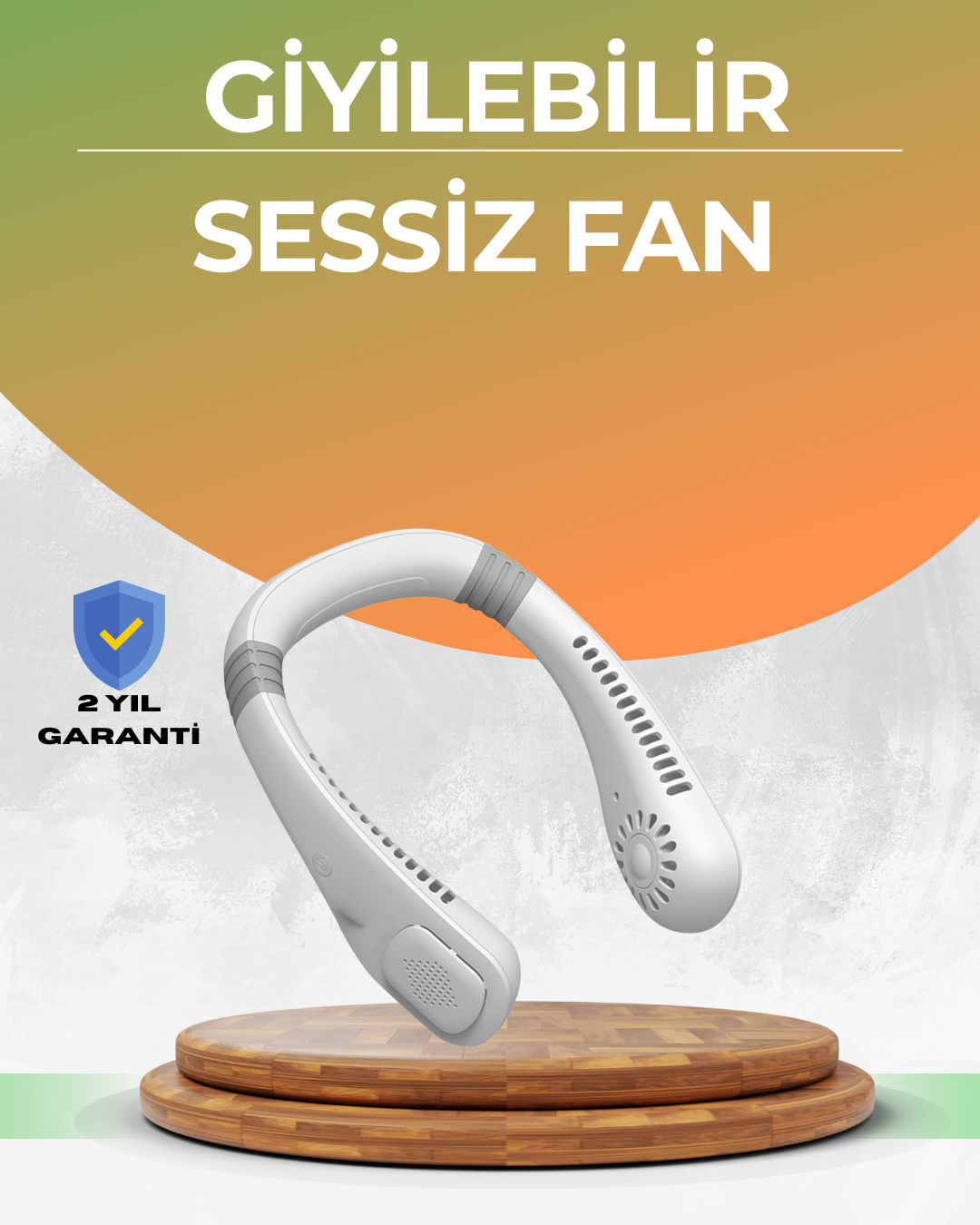Uzun Ömürlü Bataryalı 9-18 Saat Kullanımlı Boyun Fanı - Lisinya Uzun Ömürlü Bataryalı 9-18 Saat Kullanımlı Boyun Fanı - Lisinya