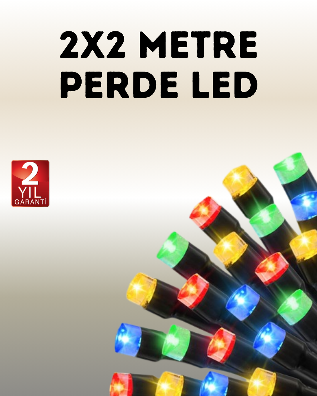 Taşınabilir Pil İle Çalışan LED Işık – 2x2 Metre Perde Modeli - Lisinya Taşınabilir Pil İle Çalışan LED Işık – 2x2 Metre Perde Modeli - Lisinya