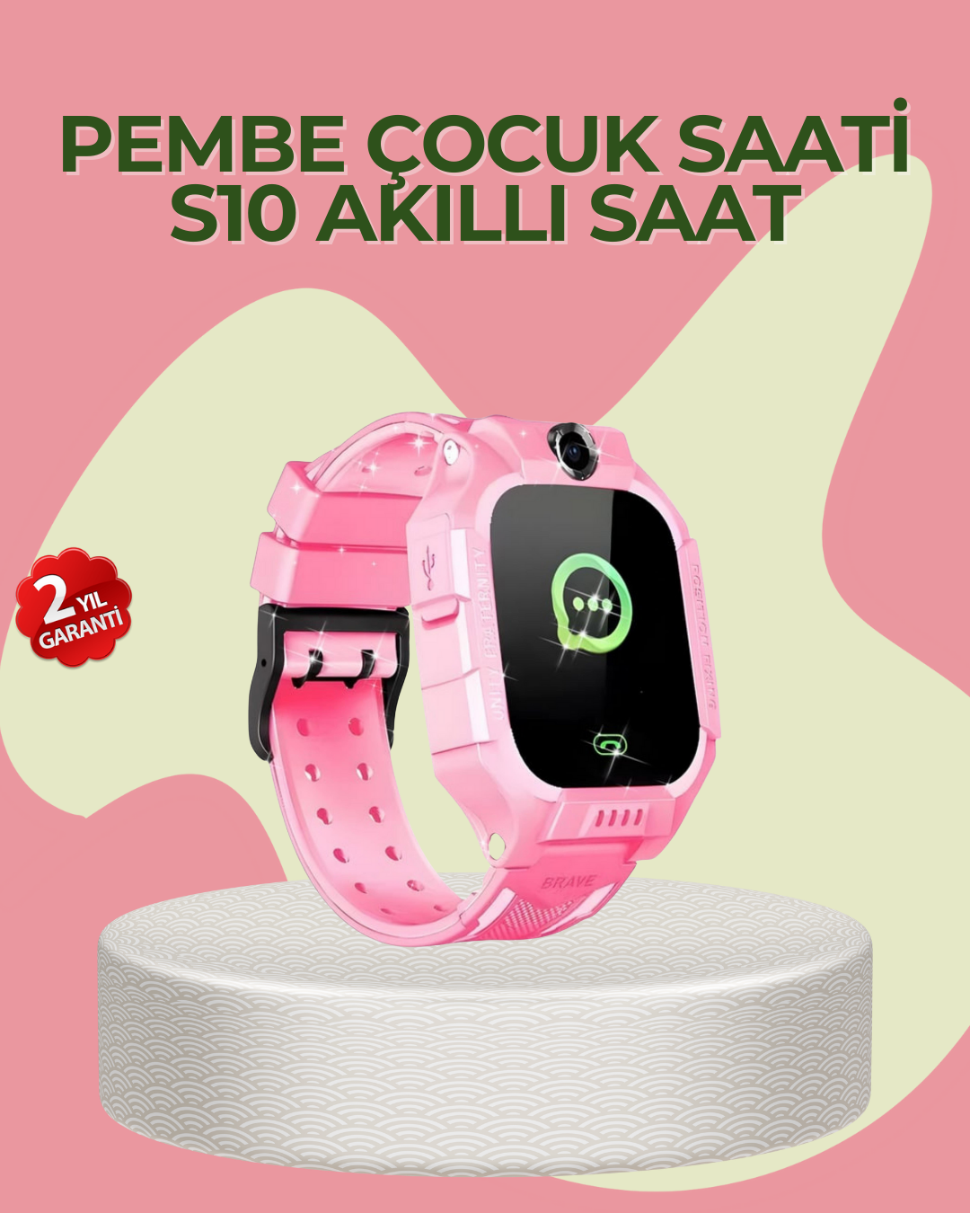 S10 Çocuk Takip Saati Güvenli Alan Uyarısı ve Sesli Mesaj - Lisinya