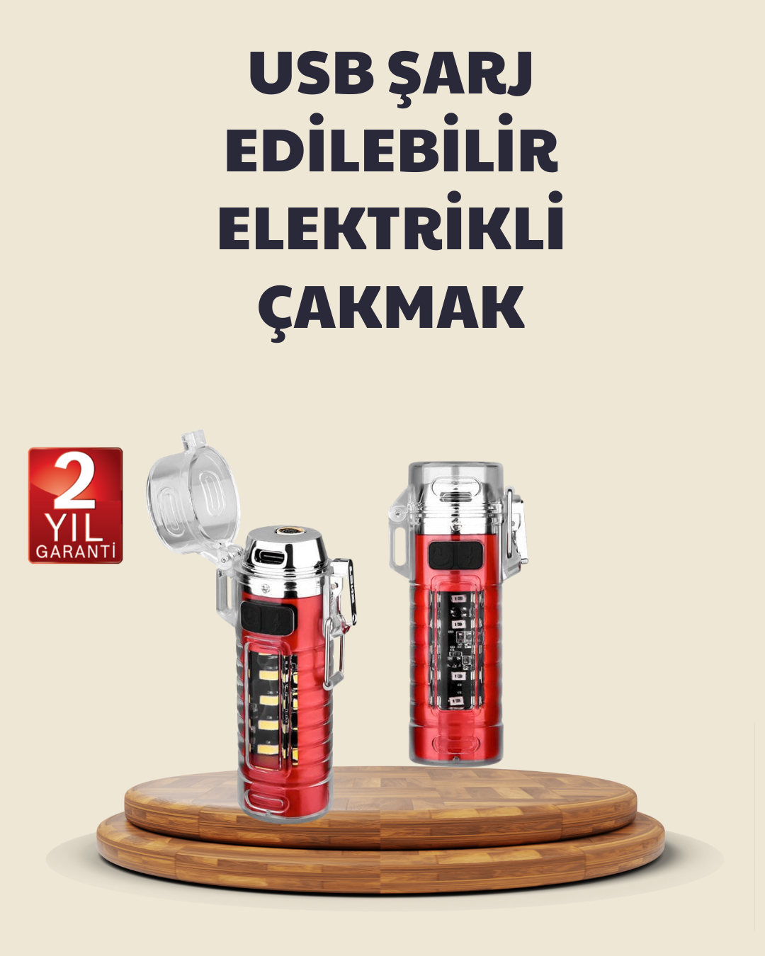 Kamp ve Outdoor İçin Çok Amaçlı Çakarlı Elektronik Çakmak - Lisinya Kamp ve Outdoor İçin Çok Amaçlı Çakarlı Elektronik Çakmak - Lisinya