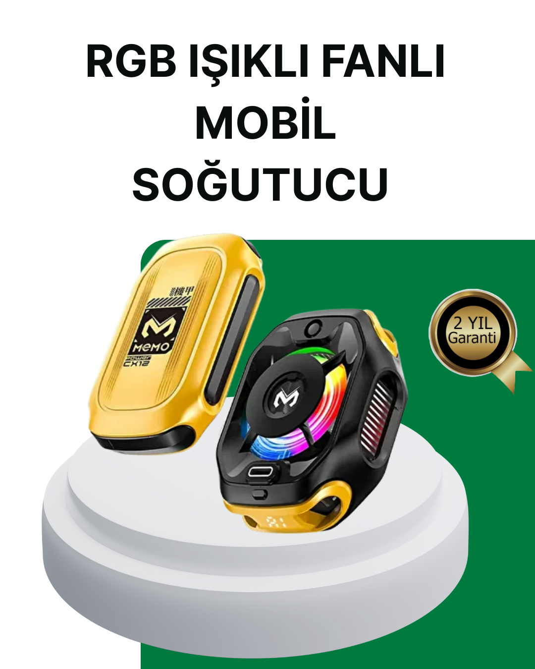 7 Kanatlı Vortex Fanlı Akıllı Telefon Soğutma Aparatı - Lisinya 7 Kanatlı Vortex Fanlı Akıllı Telefon Soğutma Aparatı - Lisinya