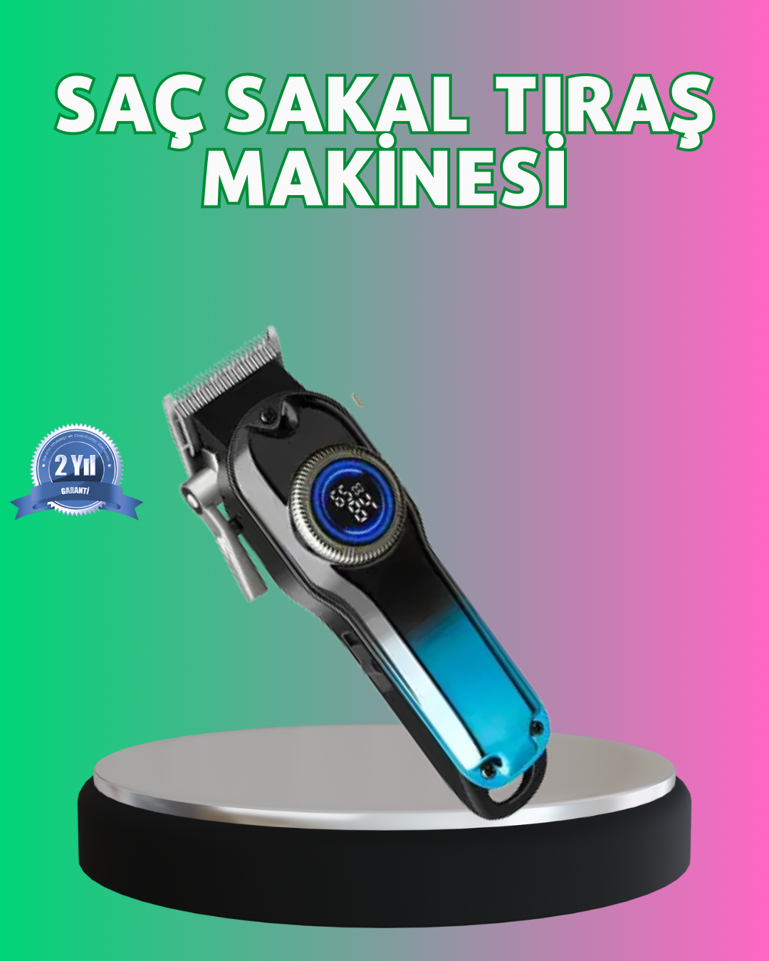 4 Limit Tarağı ve Ayarlanabilir Kesim Uzunluğu Saç Makinesi - Lisinya