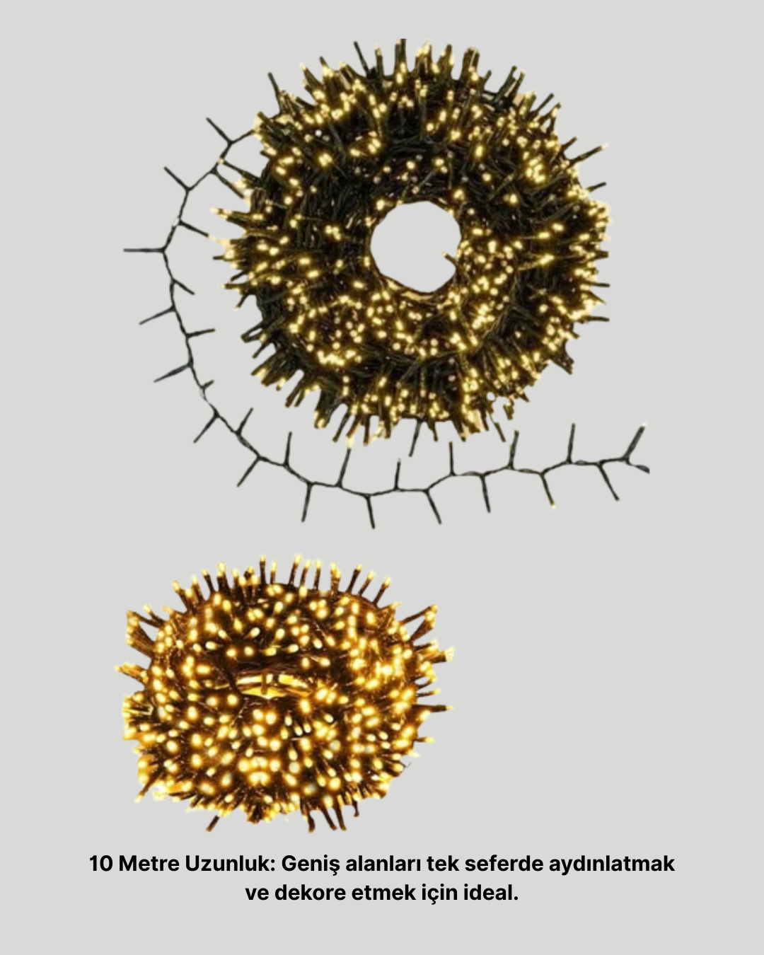 10 Metre LED Işıklı Dekoratif Parti ve Kutlama Aydınlatması - Lisinya 10 Metre LED Işıklı Dekoratif Parti ve Kutlama Aydınlatması - Lisinya