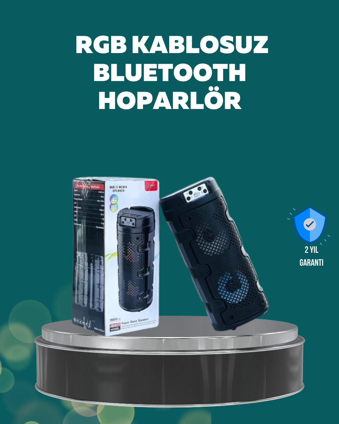 Uzun Pil Ömrü Sunan Kablosuz Bluetooth Hoparlör - Lisinya