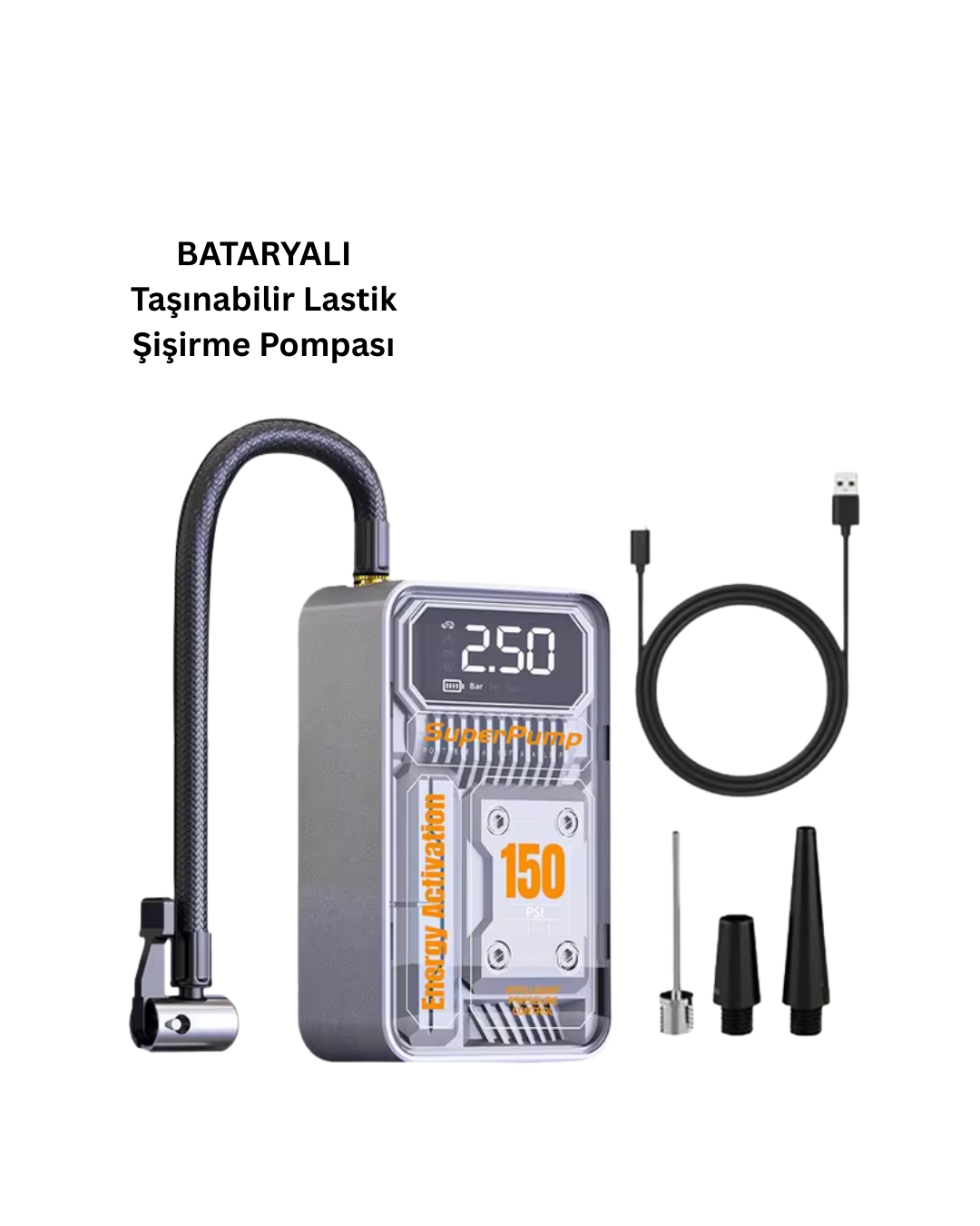 MC6619 Araç Lastik Pompası - Lisinya