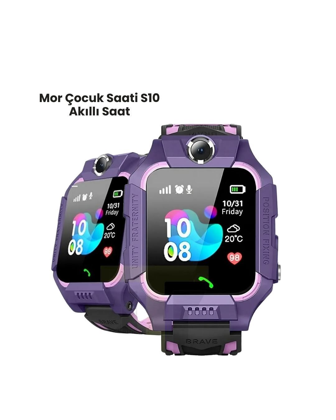 S10 Mor Akıllı Çocuk Saati - Lisinya