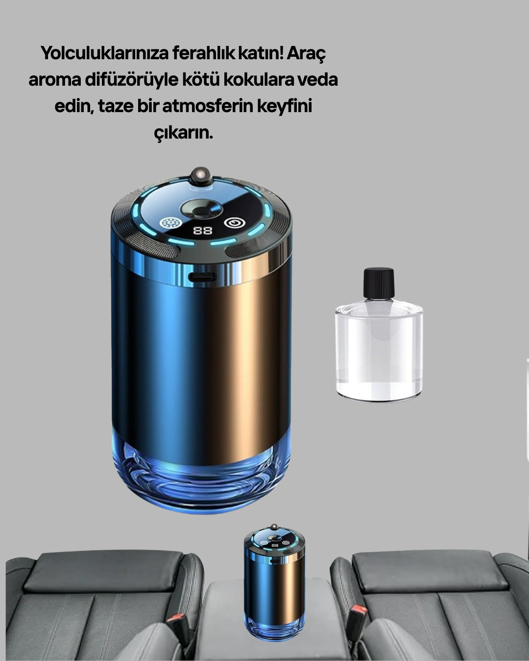 Nemlendirme ve Aromaterapi Özellikli Yıldız Işıklı Difüzör - Lisinya Nemlendirme ve Aromaterapi Özellikli Yıldız Işıklı Difüzör - Lisinya