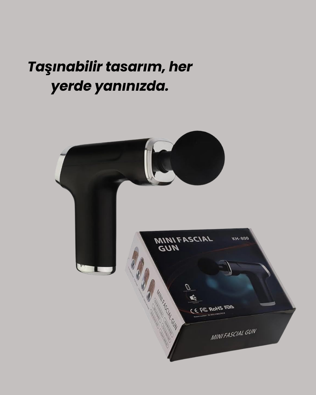 Sessiz Çalışan Taşınabilir Kas Masaj Aleti - Lisinya