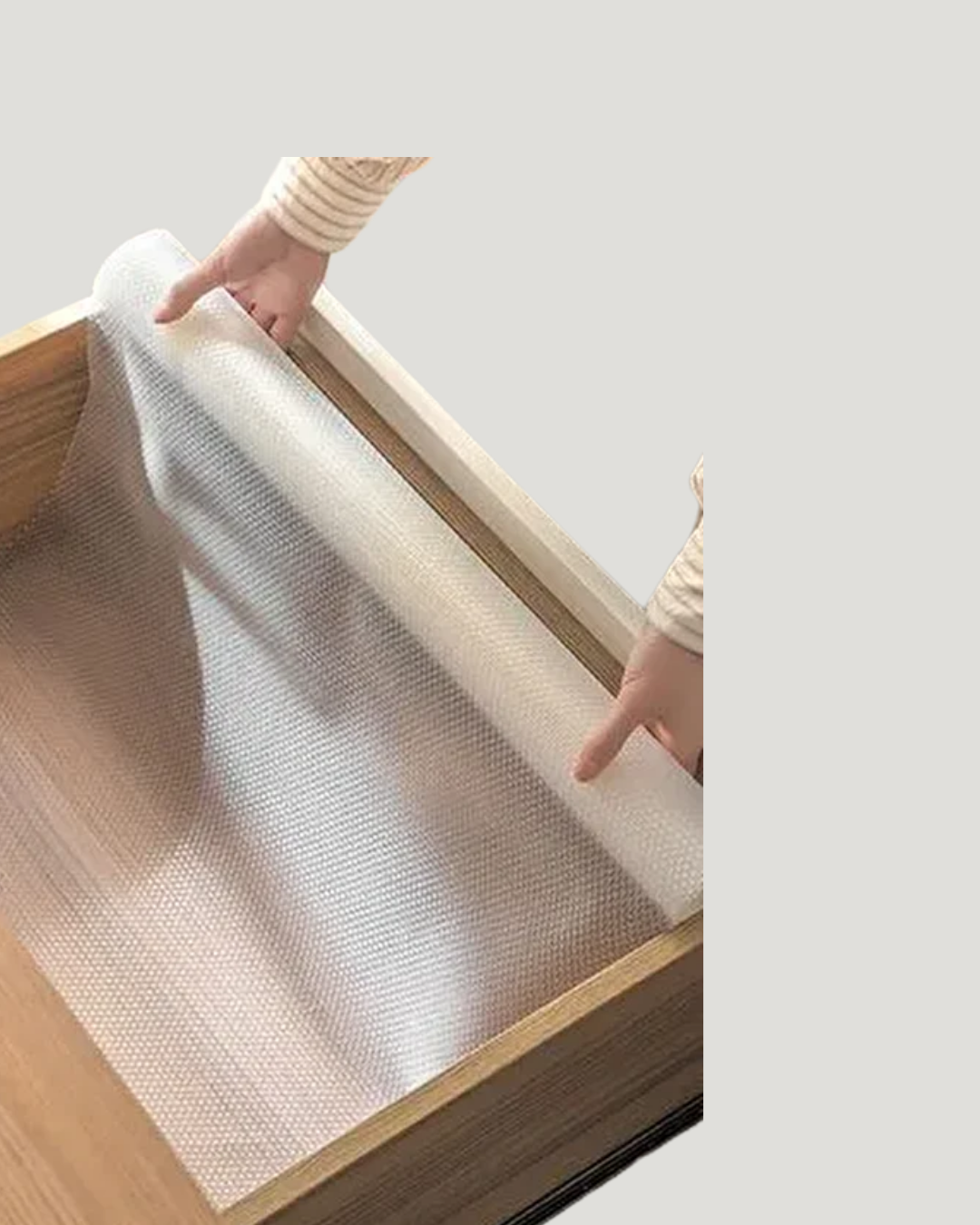 Kesilebilir şeffaf raflık çekmece kaplaması mutfak için - Lisinya