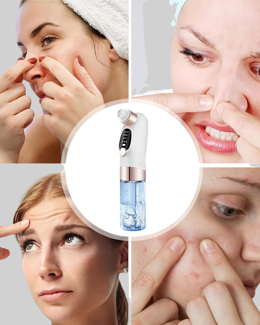 Evde Kolay Kullanım İçin Şarjlı Siyah Nokta Temizleme Aleti - Lisinya