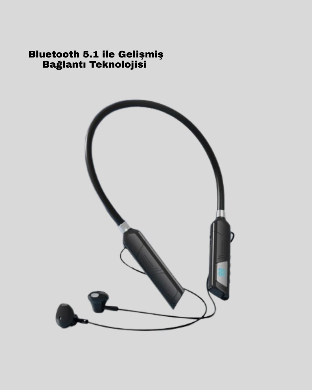 Suya Dayanıklı Manyetik Spor ve Günlük Kullanım Kulaklığı - Lisinya