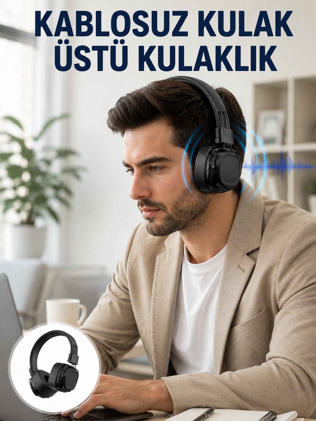 Uzun Süreli Rahat Kullanım İçin Kablosuz Bluetooth Kulaklık - Lisinya Uzun Süreli Rahat Kullanım İçin Kablosuz Bluetooth Kulaklık - Lisinya