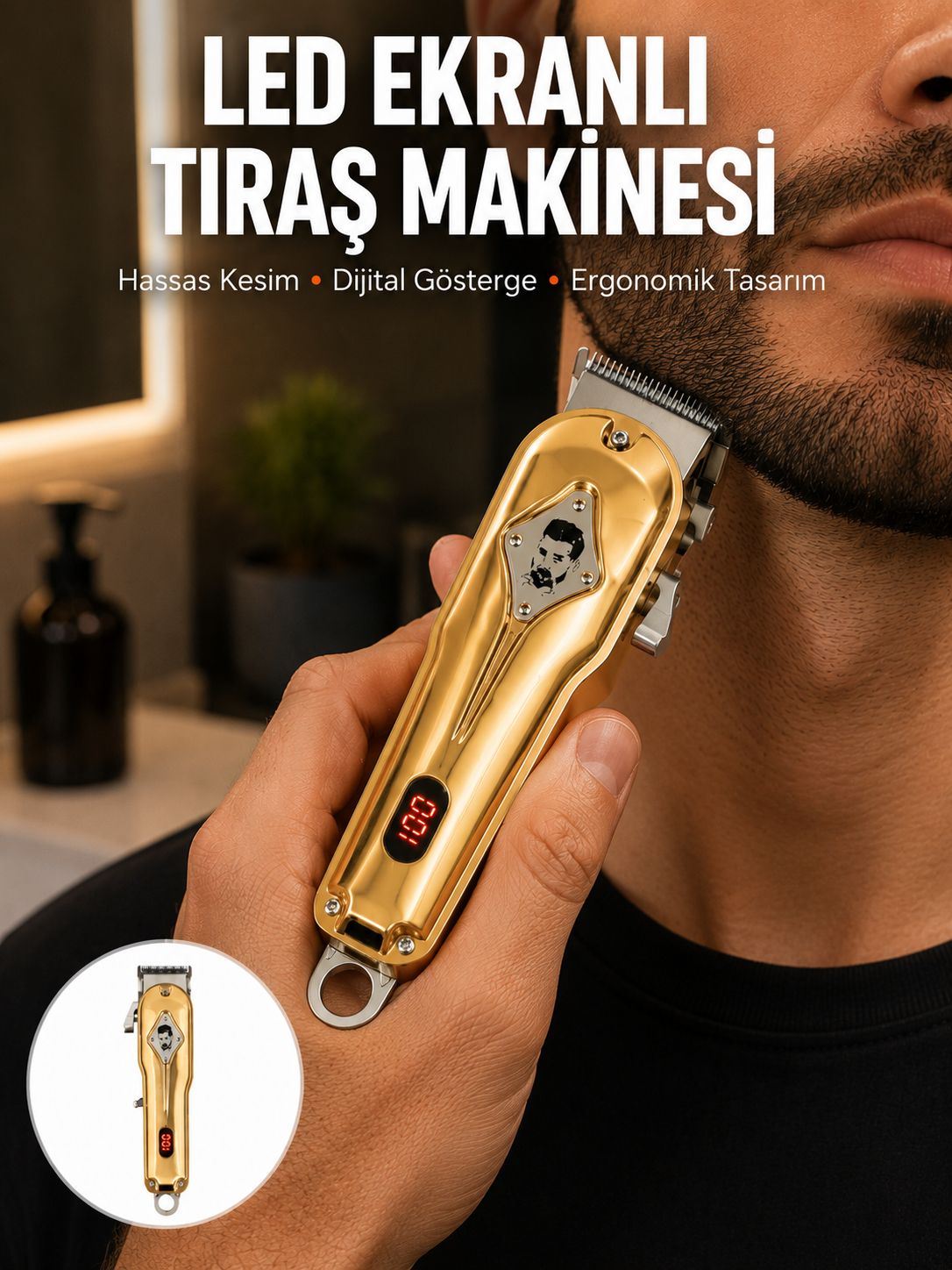 Çok Fonksiyonlu Saç, Sakal ve Vücut İçin Tıraş Makinesi - Lisinya Çok Fonksiyonlu Saç, Sakal ve Vücut İçin Tıraş Makinesi - Lisinya
