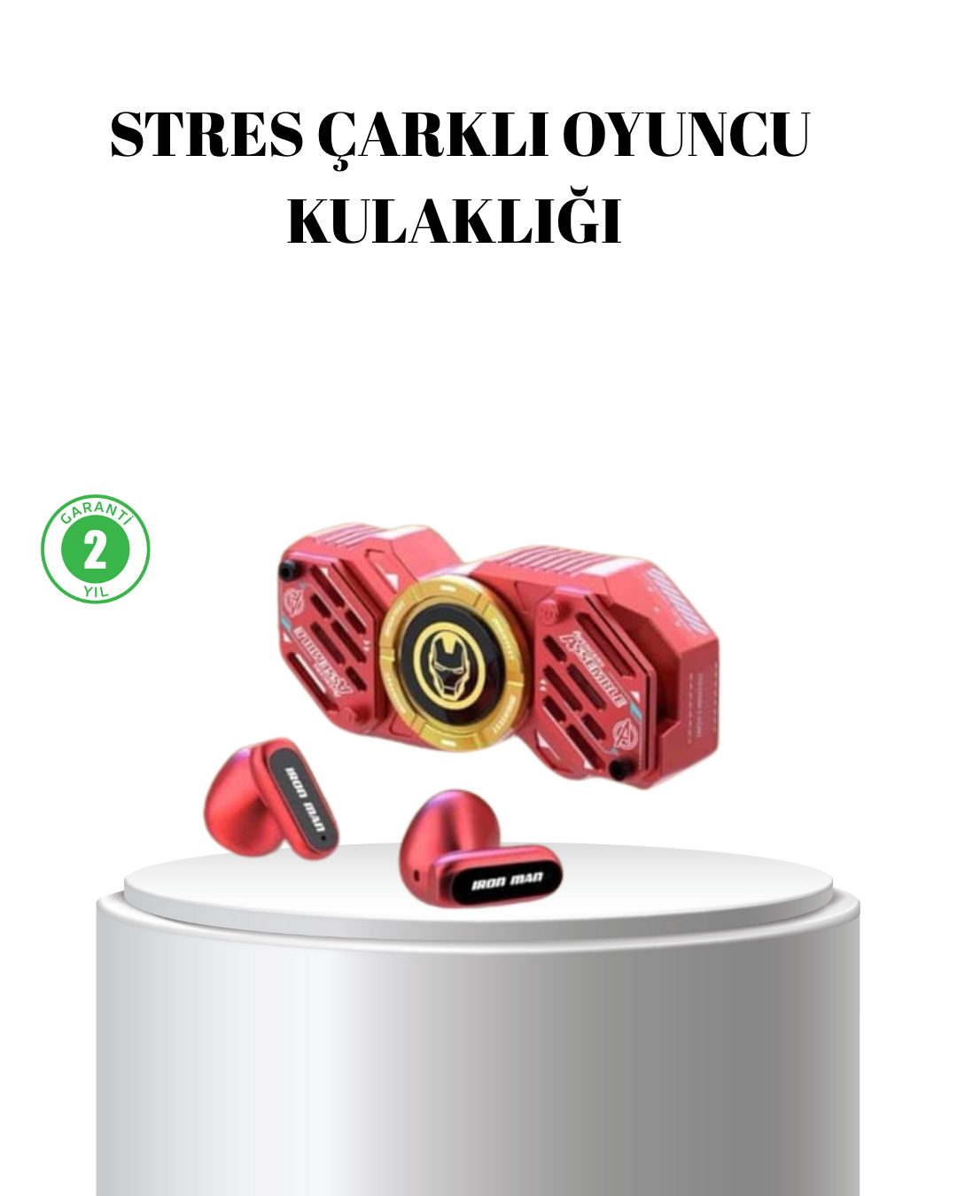 Bluetooth Müzikli Spinner – Stres Azaltıcı, Işıklı ve Dayanıklı Tasarım - Lisinya