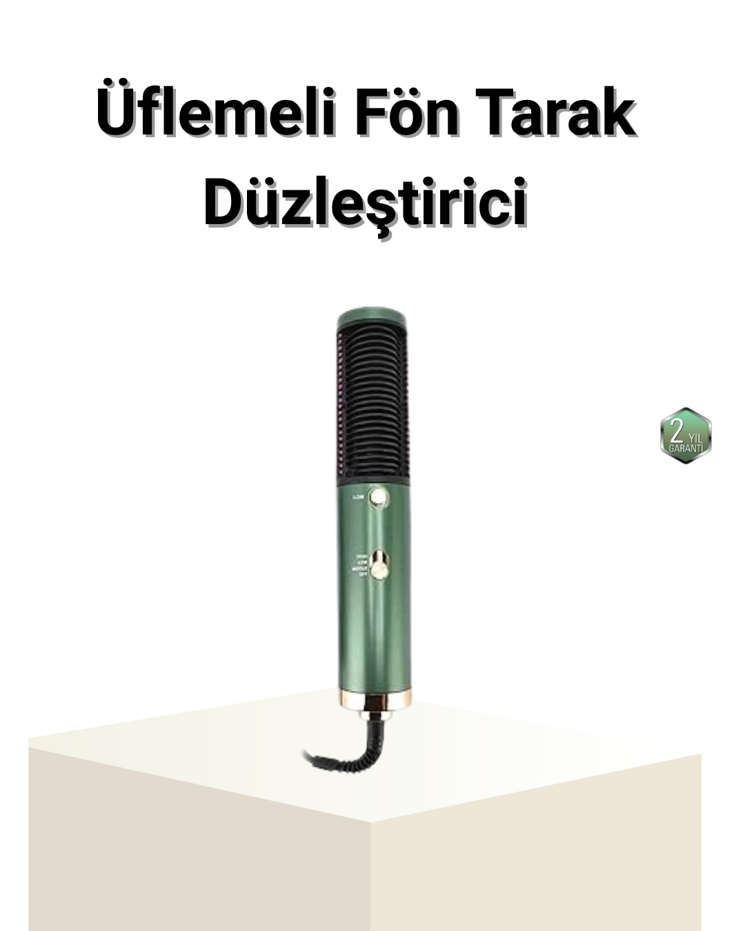 Seramik Plakalı Saç Düzleştirici – 200°C Ayarlanabilir Isı, İyon Teknolojisi - Lisinya