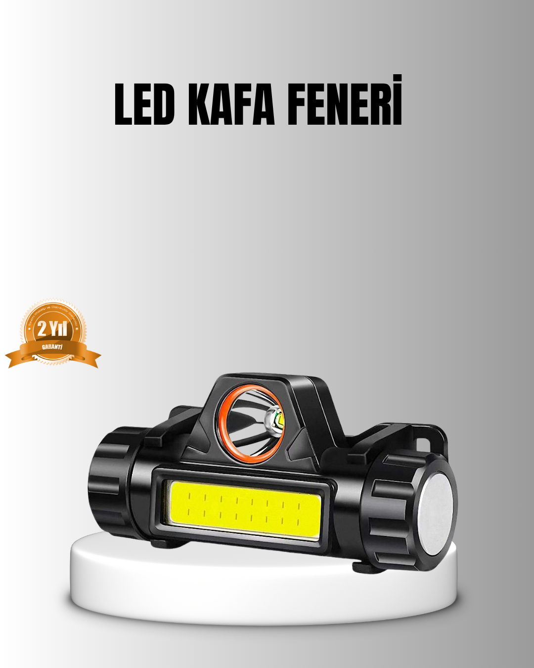 Şarjlı LED Kafa Feneri – Çift Fonksiyonlu, 200LM Işık Gücü, IP44 Suya Dayanıklı - Lisinya Şarjlı LED Kafa Feneri – Çift Fonksiyonlu, 200LM Işık Gücü, IP44 Suya Dayanıklı - Lisinya