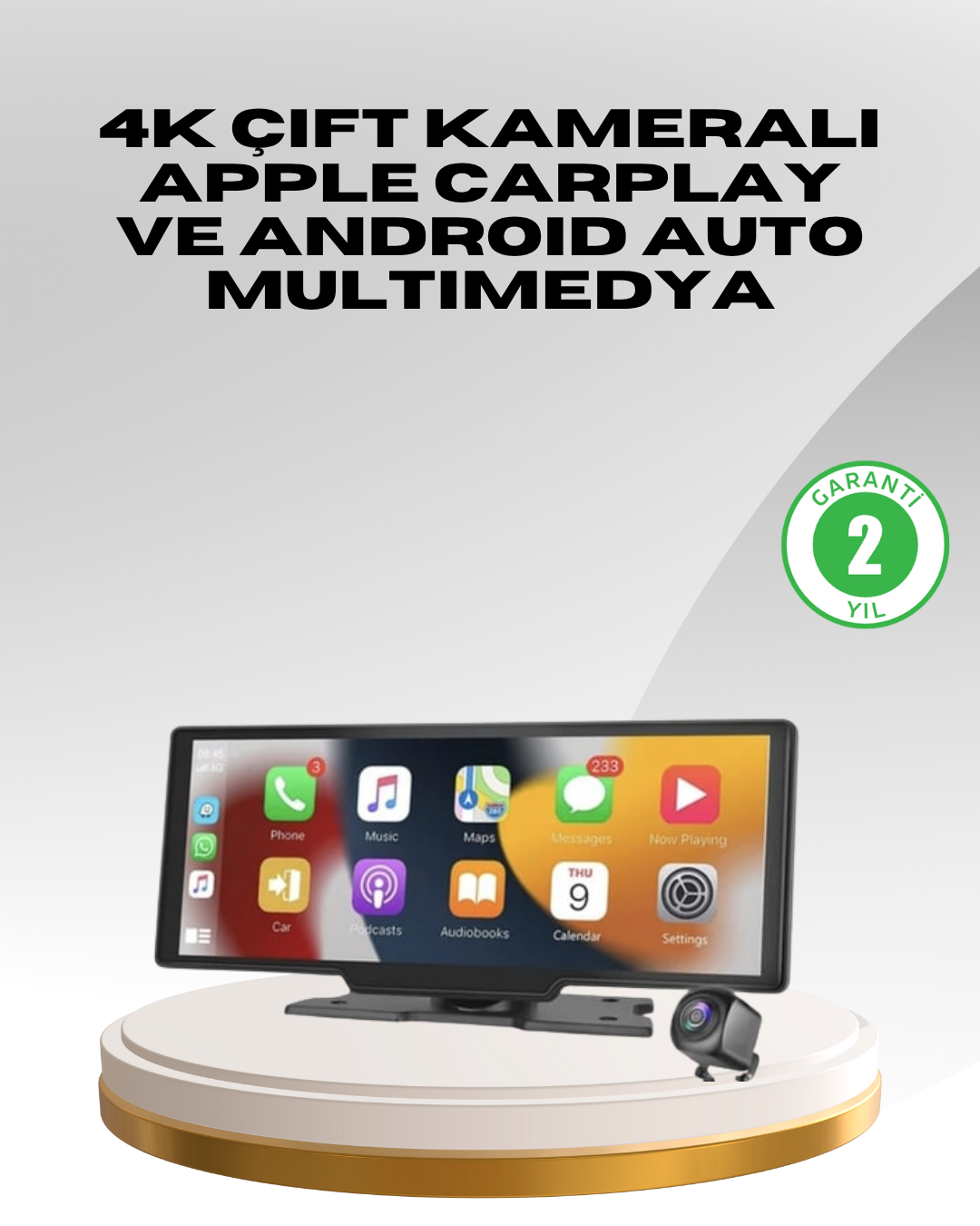 Volkswagen Golf Polo Passat Uyumlu 10.26” CarPlay Android Auto Ekran - Lisinya