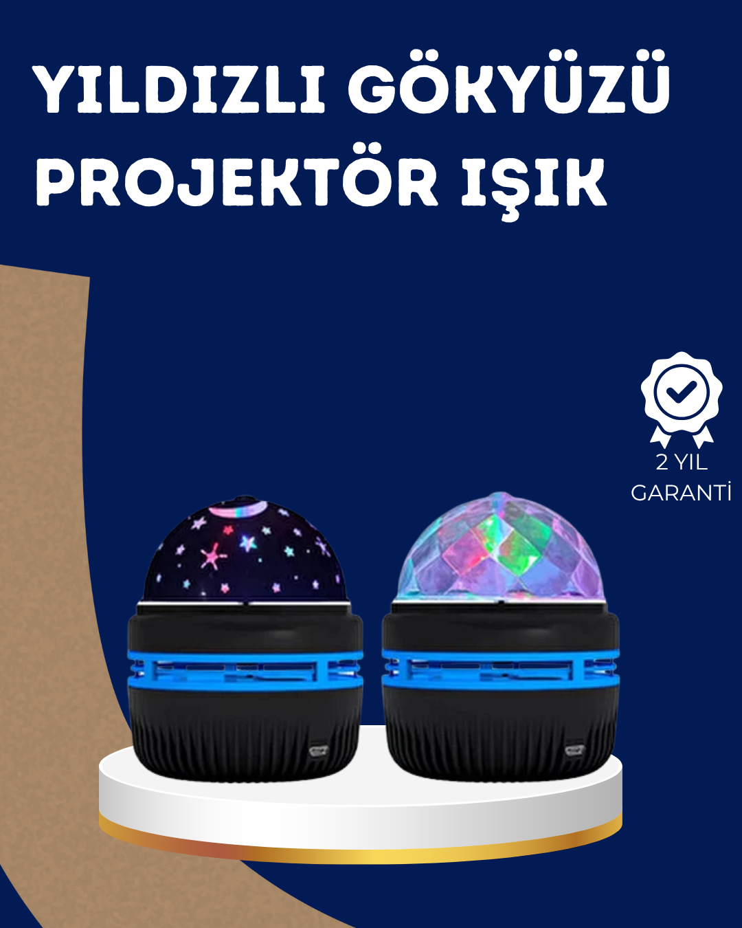 360° Dönen Galaxy Projektörlü Gece Lambası – Star Master Yıldızlı Gökyüzü Efekti - Lisinya