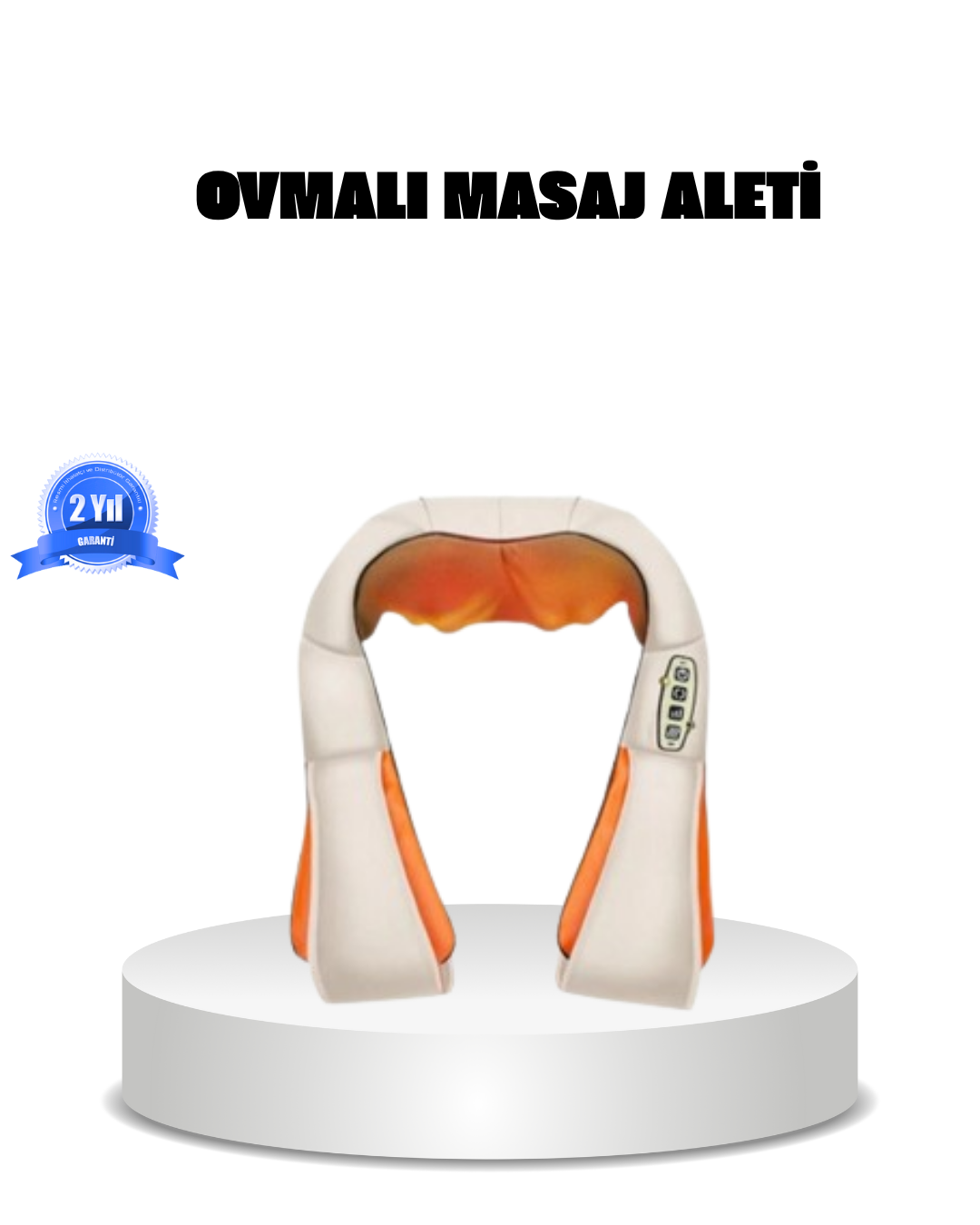Ovmalı Isıtmalı Masaj Aleti – Boyun, Sırt, Omuz, Bel ve Ayak İçin Profesyonel Yoğurmalı Masaj Deneyimi - Lisinya