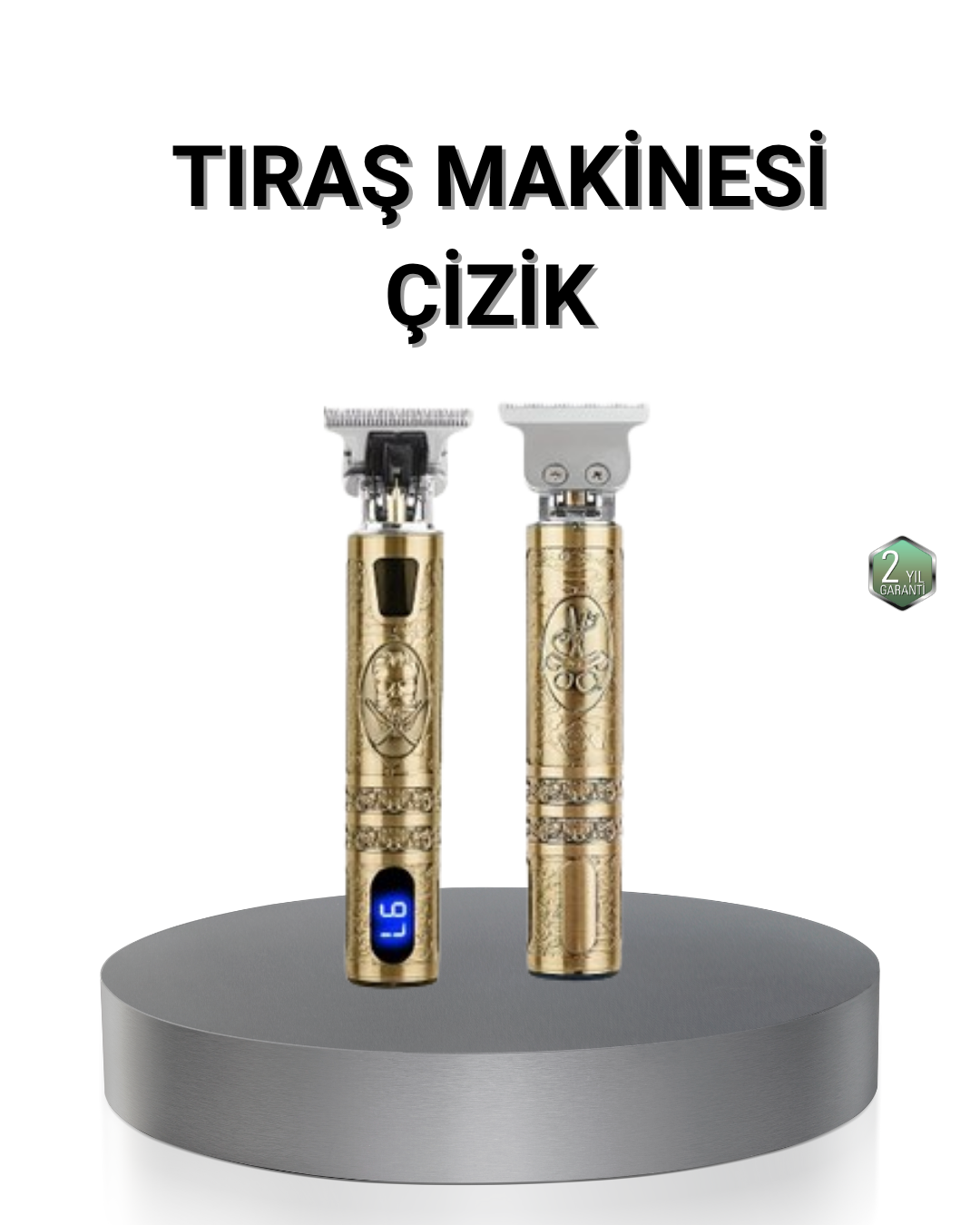 Kablosuz Şarjlı Profesyonel Tıraş Makinesi – 1800 mAh Lityum Pil - Lisinya