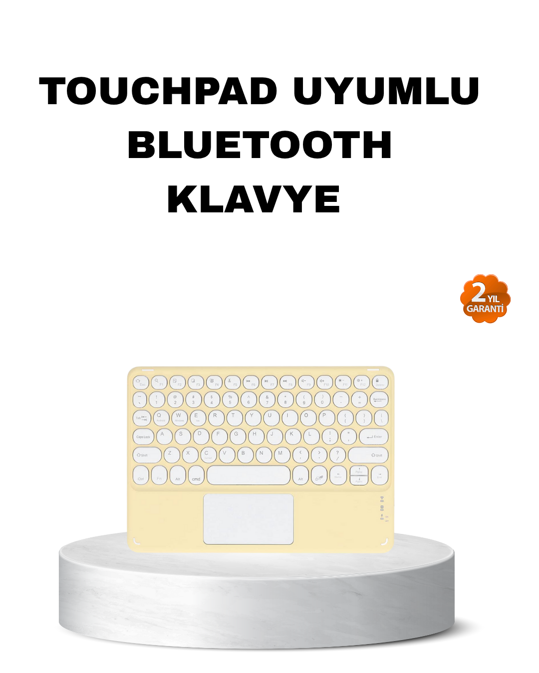 Kablosuz Bluetooth Klavye – Slim Taşınabilir Tasarım - Lisinya