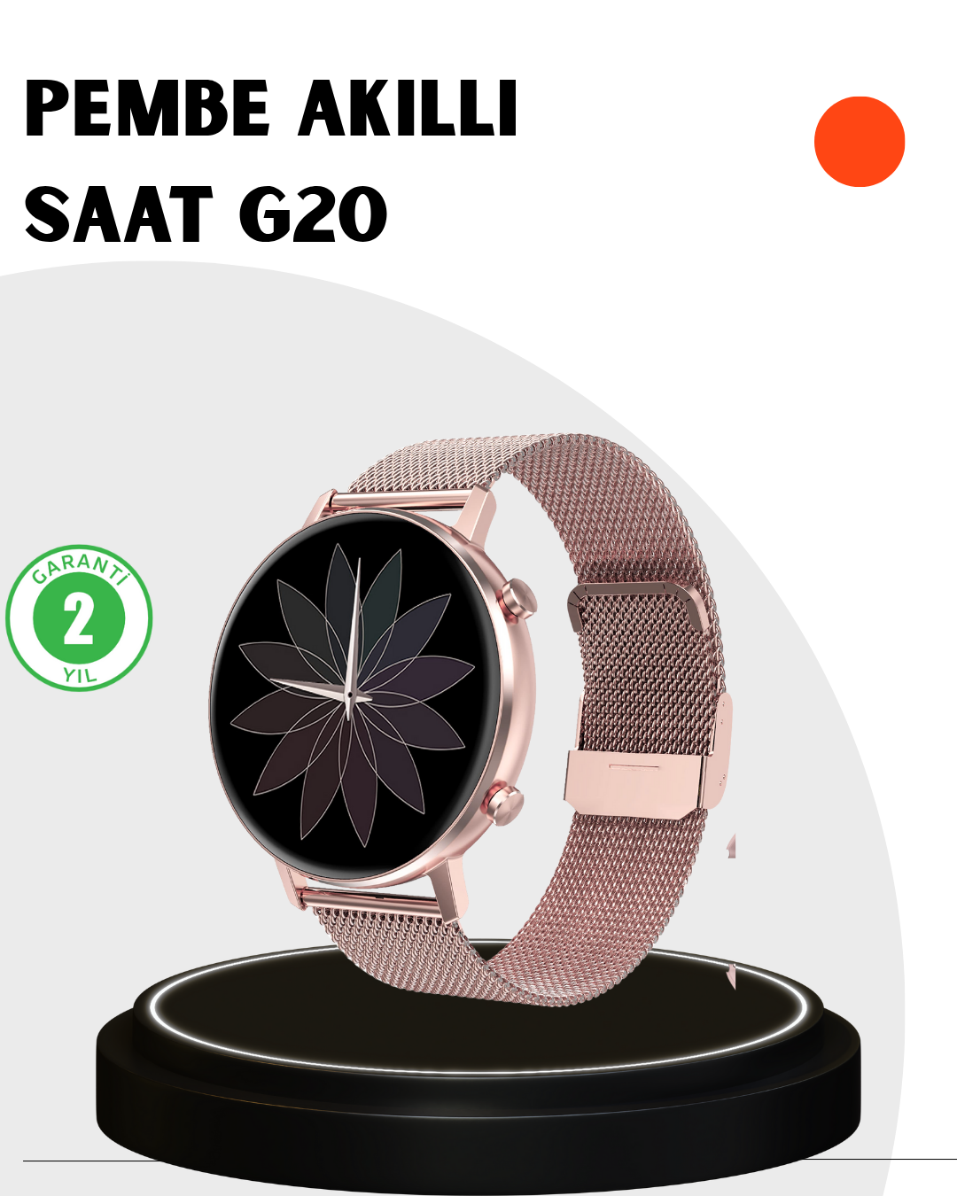 Akıllı Saat – Bluetooth Arama, Suya Dayanıklı, Renkli Ekran - Lisinya